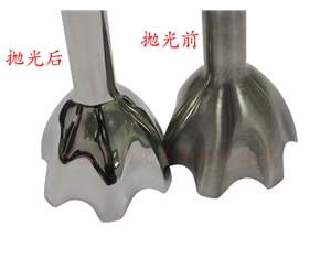 不銹鋼豆?jié){機葉輪等離子拋光樣品展示