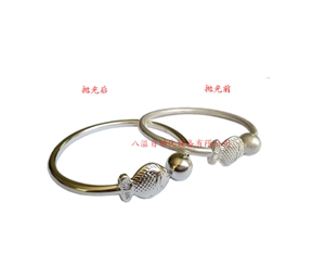 銀手鐲拋光效果對(duì)比